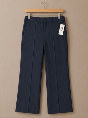 RHONE Birdie Cropped Trouser Black Performance Pro Mid Weight Pants Women’s 14